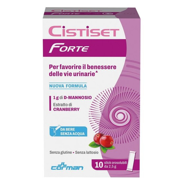 Cistiset - Forte Integratore Per Le Vie Urinarie Confezione 10 Stick