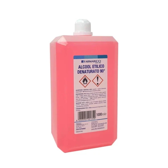 Farmaricci - Alcool Etilico Denaturato 90° Confezione 1000 Ml