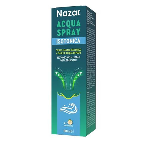 Nazar - Acqua Spray Isotonica A Base Di Acqua Di Mare Confezione 100 Ml