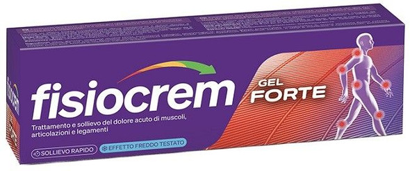 Fisiocream - Gel Forte Dolore Per Muscoli, Articolazioni E Legamenti Effetto Freddo Confezione 50 Ml
