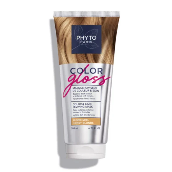 Phyto - Color Gloss Maschera Capelli Nutriente E Ravvivante Honey Blonde Confezione 200 Ml