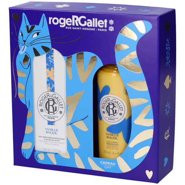 Roger&Gallet - Cofanetto Natale Vanille Soleil Acqua Profumata + Latte Corpo Confezione 2 Pezzi