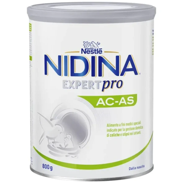 Nidina - Expert Pro AC-AS Alimento Per Coliche Nei Lattanti Confezione 800 Gr