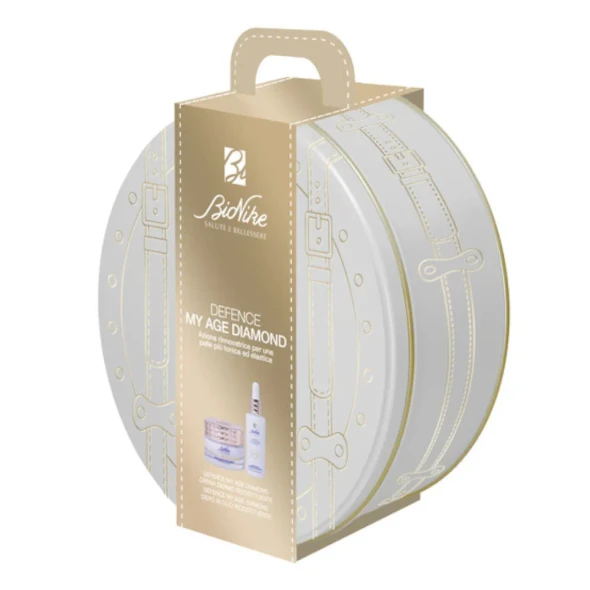 Bionike - Cofanetto Natale Defence My Age Diamond Crema Ricostituente+Siero In Olio Confezione 2 Pezzi