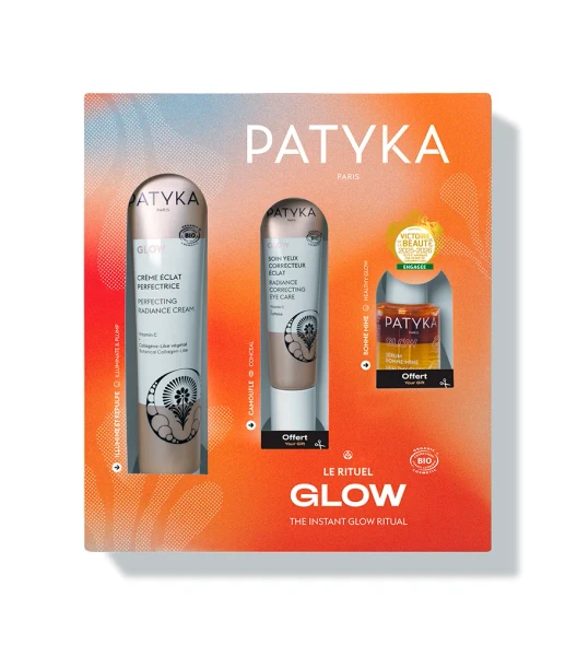 Patyka - Cofanetto Natale Rituale Glow Siero+Crema Perfezionante+Contorno Occhi Confezione 3 Pezzi