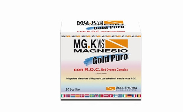 Mg.k Vis - Magnesio Gold Puro Confezione 20 Bustine