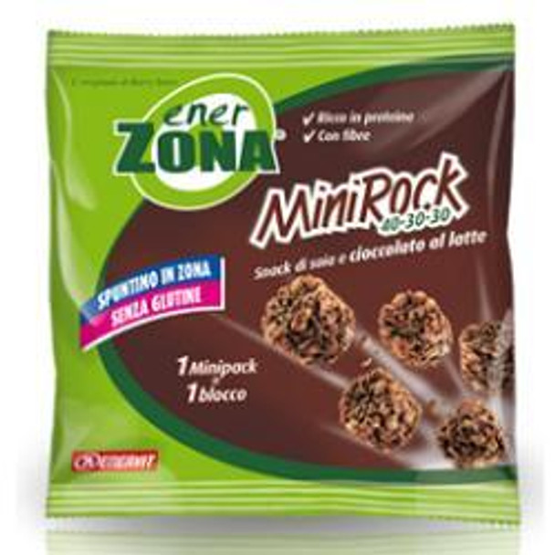 Enervit - Enerzona Minirock 40-30-30 Cioccolato Al Latte Confezione 24 Gr 