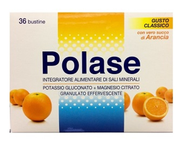 Polase - Integratore Di Sali Minerali Gusto Arancia Confezione 36 Bustine