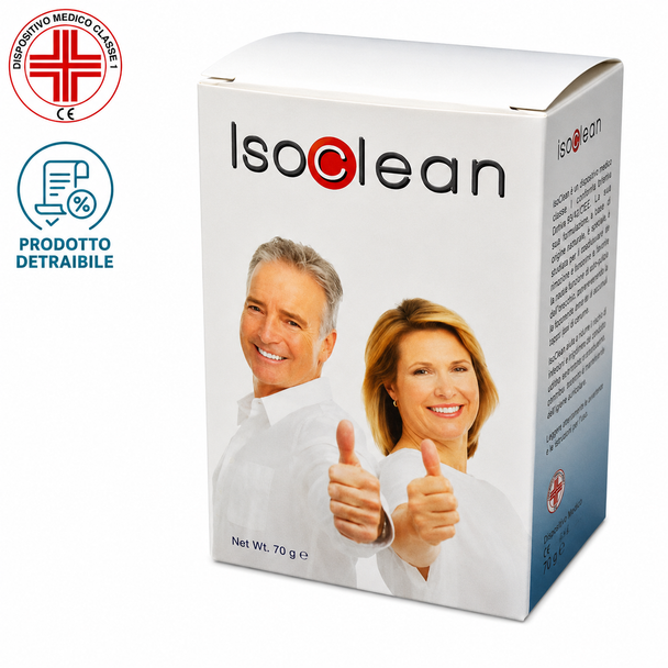 Isoclean - Prodotto Per L’Igiene Delle Protesi Dentarie Confezione 10 Bustine