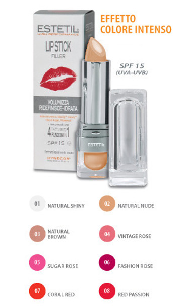 Estetil - Lip Stick Filler Rossetto 4 Funzioni In 1 Colorazione 2