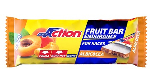 Proaction - Fruit bar barretta energetica 40g - Gusto albicocca