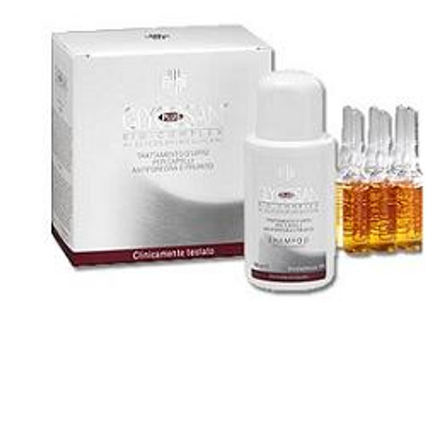 Glycosan - Plus Biocomplex Secrezione Sebacea Anti Forfora  6 Fiale + Shampoo 150 Ml