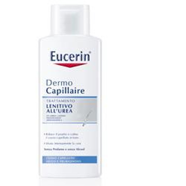 Eucerin - DermoCapillaire Shampoo Lenitivo All'Urea Per Cuoio Capelluto Secco e Pruriginoso Confezione 250 Ml