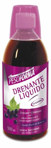 Pesoforma - Drenante Gusto Frutti Di Bosco Confezione 500 Ml
