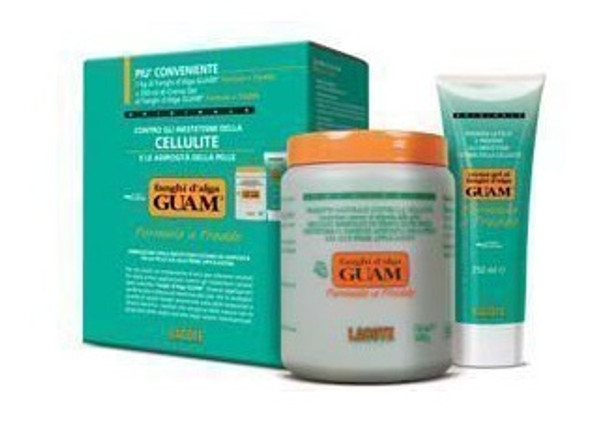 Guam - Fanghi D'Alga Formula a Freddo Confezione Convenienza 1 Kg + 1 Crema Gel 250 Ml