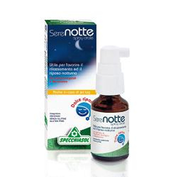 Specchiasol - Serenotte Spray Orale Integratore per L'Insonnia Confezione 15 Ml
