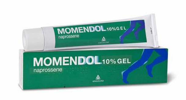 Momendol Gel 10% Antidolorifico Locale Confezione 50 Gr   Gel analgesico e antinfiammatorio a base di naprossene, indicato per il trattamento locale di dolori muscolari e articolari