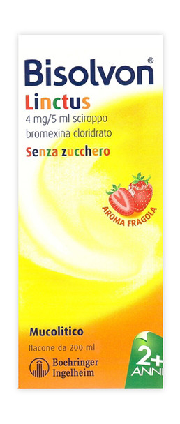 Bisolvon - Sciroppo Gusto Fragola Confezione 200 Ml