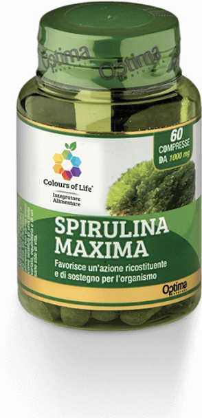 Optima naturals - Colours Of Life Spirulina Maxima Confezione 60 Compresse
