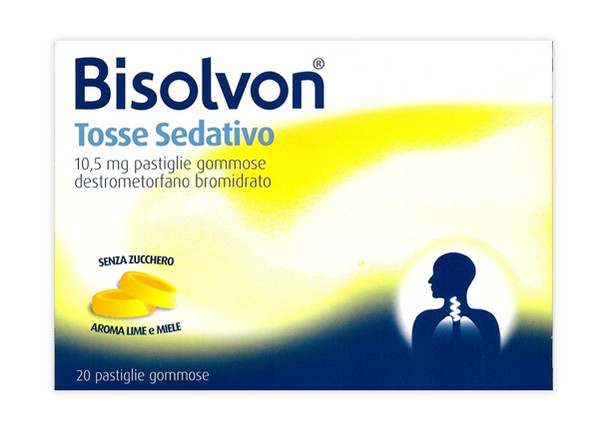 Bisolvon - Tosse Sedativo Aroma Lime e Miele Confezione 20 Pastiglie