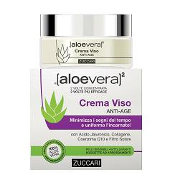 Zuccari - Alovera2 Crema Viso Antiage Confezione 50 Ml