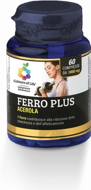 Optima naturals - Colours Of Life Ferro Plus e Acerola Confezione 60 Compresse