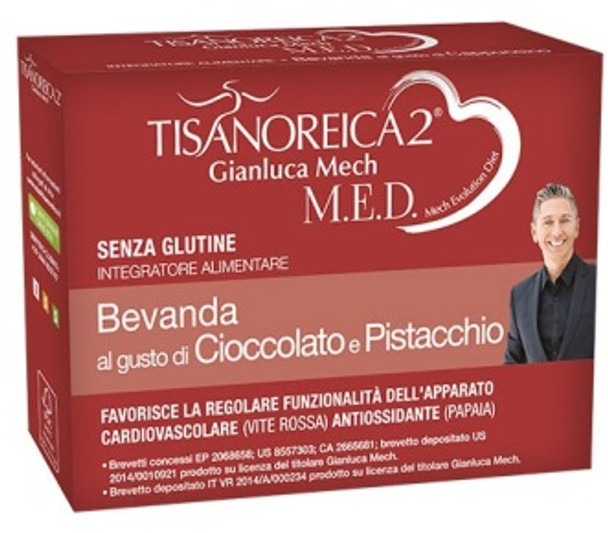 Tisanoreica Med - Bevanda Cioccolato E Pistacchio Confezione 3x30 Gr
