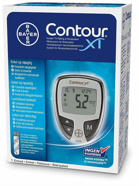 Contour - Xt Glucometro +10 Strisce 