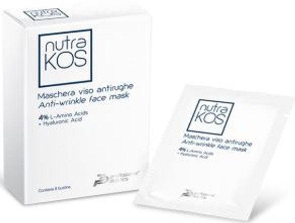  Professional Dietetics - Nutrakos Maschera Viso Antirughe Confezione da 8 Bustine