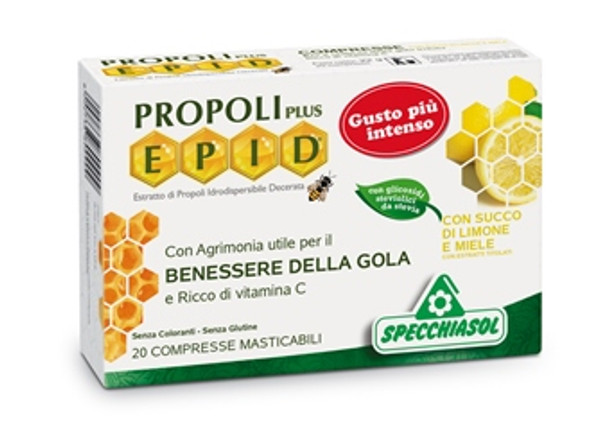 Specchiasol - Epid Miele Limone Confezione 20 Compresse 