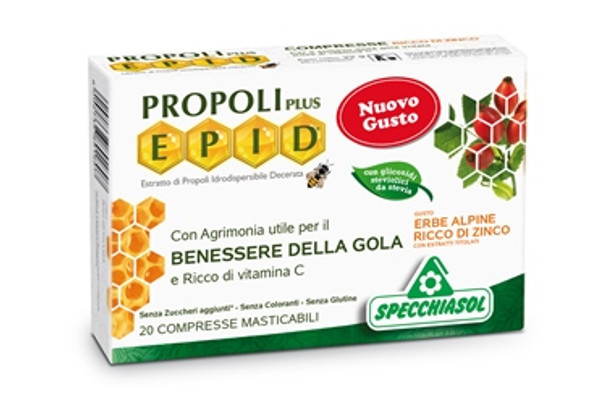 Specchiasol - Propoli Plus Epid Zinco Confezione 20 Compresse