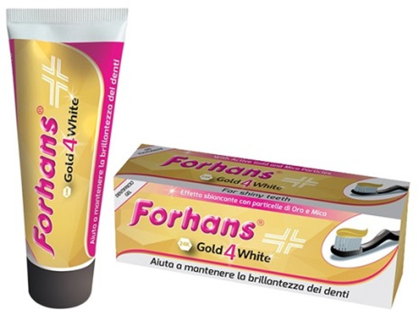 Forhans - Gold4White Dentifricio Confezione 75 Ml