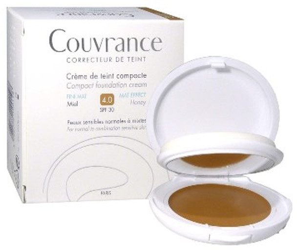 Avene - Couvrance Crema Compatta Colorata Miele Oil Free Confezione 9.5 Gr 