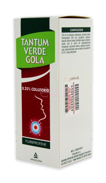 Tantum Verde - Tantum Gola Collutorio Confezione 160 Ml  (Scadenza Prodotto 28/10/2025)