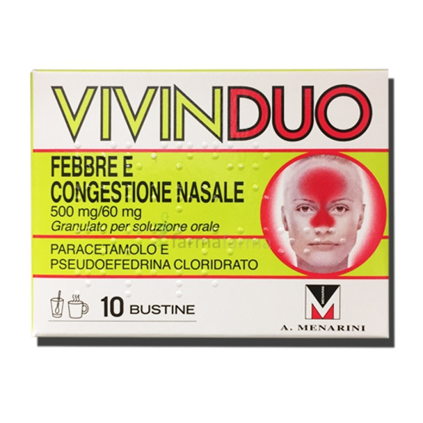 Vivinduo -  Febbre Decongestionante Naso Confezione 10 Bustine
