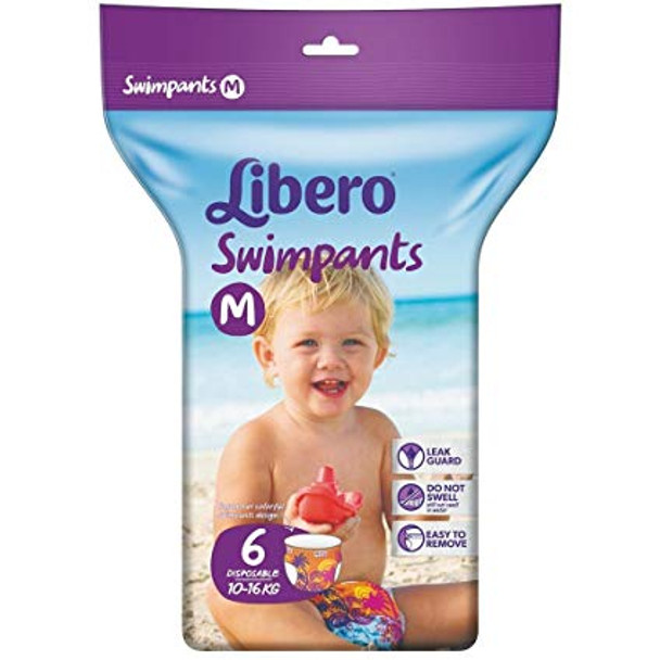Libero - Swimpants Pannolini Per Il Mare Bambini M Confezione 6 Pezzi