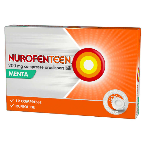 Nurofenteen - 200 Mg Orodispersibili Confezione 12 Compresse 