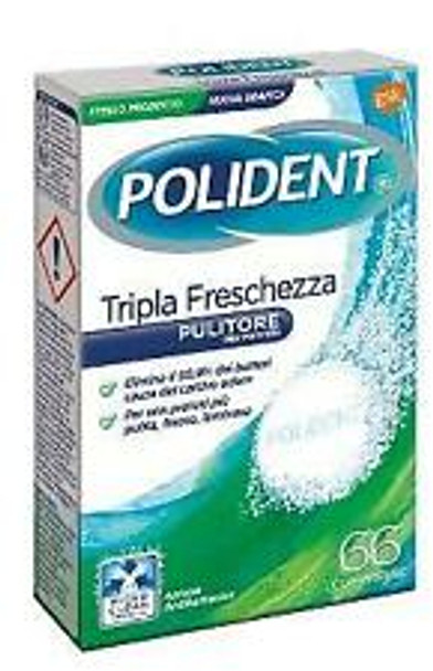 Polident - Tripla Fresch Confezione 66 Compresse