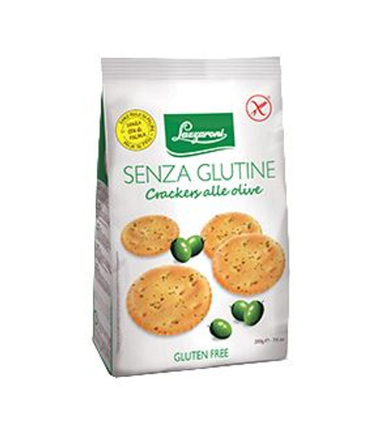 Lazzaroni - Cracker Senza Glutine Olive Confezione 200 Gr