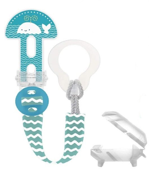Mam - Porta Succhietto Clip&Cover Neutro Confezione 1 Pezzo