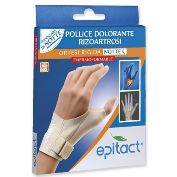 Epitact - Ortesi Rigida Notte Thermoformable Mano Destra Taglia S Confezione 1 Pezzo