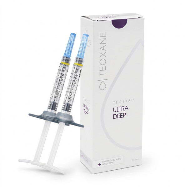 Teoxane - Teosyal Ultra Deep con Lidocaina Confezione 2 Fiale Siringhe Preriempite da 1,2ml