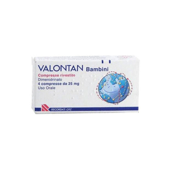 Valontan - Bambini  25 Mg Confezione 4 Compresse Rivestite 