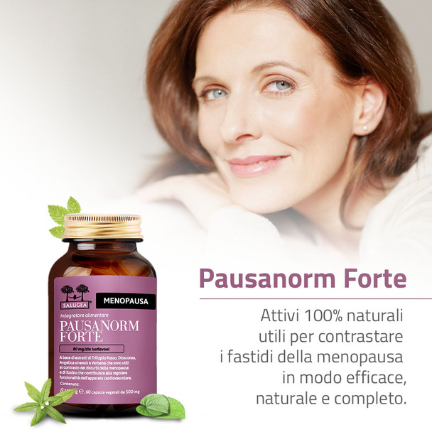 Salugea - Pausanorm Forte Integratore Per la Menopausa Confezione 60 Capsule Salugea - Pausanorm Forte Integratore Per la Menopausa Confezione 60 Capsule