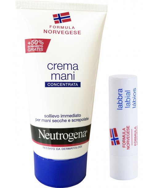 Neutrogena - Crema Mani Profumata 75 Ml + Lipstick 4.8 Gr