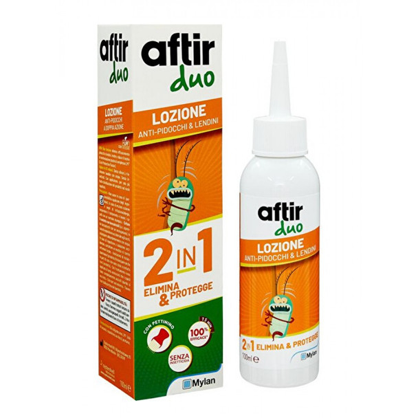 Aftir Duo - Lozione Anti Pidocchi Confezione 100 Ml