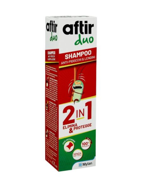 Aftir Duo - Shampoo Anti Pidocchi Confezione 100 Ml 