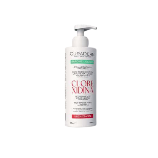 Curaderm - Sapone Liquido Alla Clorexidina Igienizzante Confezione 500 Ml