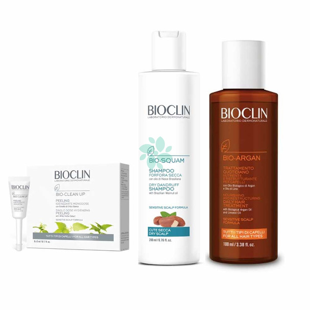 Bioclin - Trattamento Capelli Con Forfora Secca Confezione 3 Pezzi