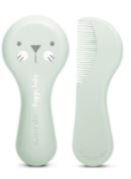 Suavinex - Spazzola + Pettine Verde Confezione 2 Pezzi